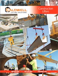 Caldwell Construction Lifters catalog front-page screenshot