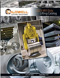 2023 Mill Duty lifting catalog front-page screenshot