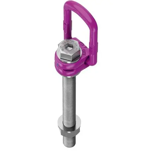 VLBG-PLUS Load ring, metric thread with max. length, comes with locknut and washer